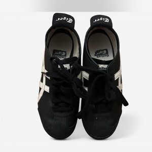 Onitsuka Tiger by Asics Kids Black and White Sneakers